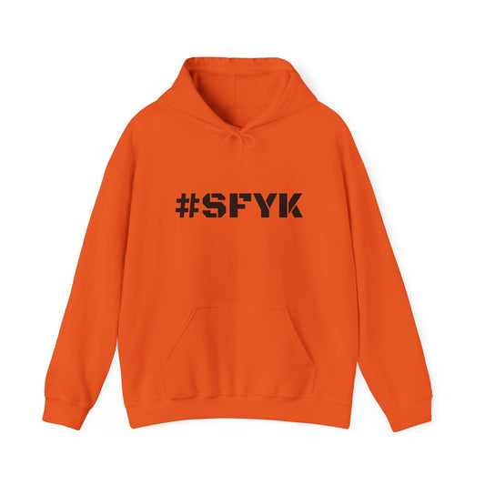 Unisex Heavy Blend™ Hooded Sweatshirt with #SFYK – Cozy and Stylish Statement Piece